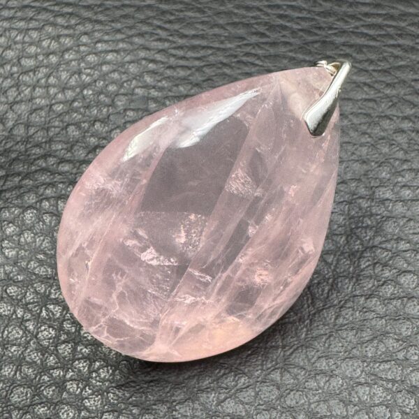 Pendentif en Quartz Rose du Brésil (réf qro6) – Image 2