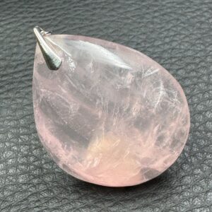 Pendentif en Quartz Rose