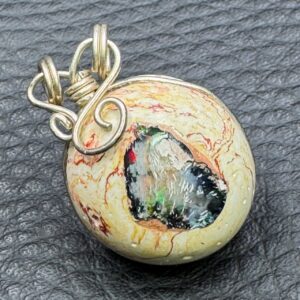 Pendentif en Opale de Feu