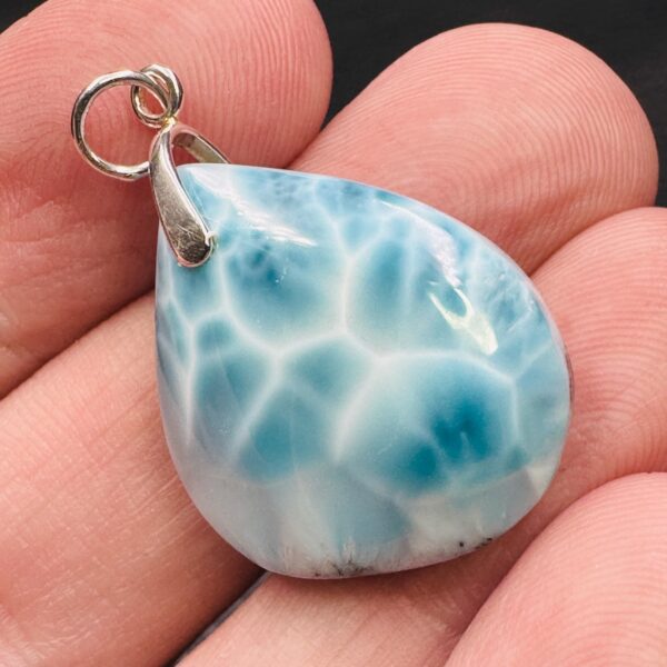 Pendentif en Larimar de République Dominicaine (réf lar1) – Image 4