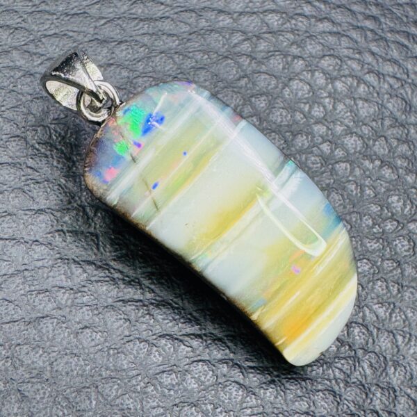 Pendentif en Opale Noire Matrix d’Honduras (réf poh2) – Image 2