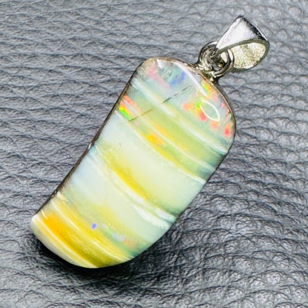 Pendentif en Opale Noire Matrix d’Honduras (réf poh2) – Image 5