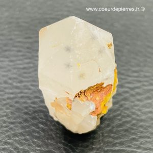 Druse de cristal de roche avec inclusions de Hollandite de Madagascar (réf gq11)