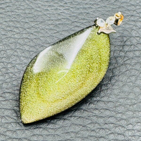 Pendentif en Obsidienne Dorée du Mexique (réf od1) – Image 2