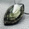 Pendentif en Obsidienne Dorée