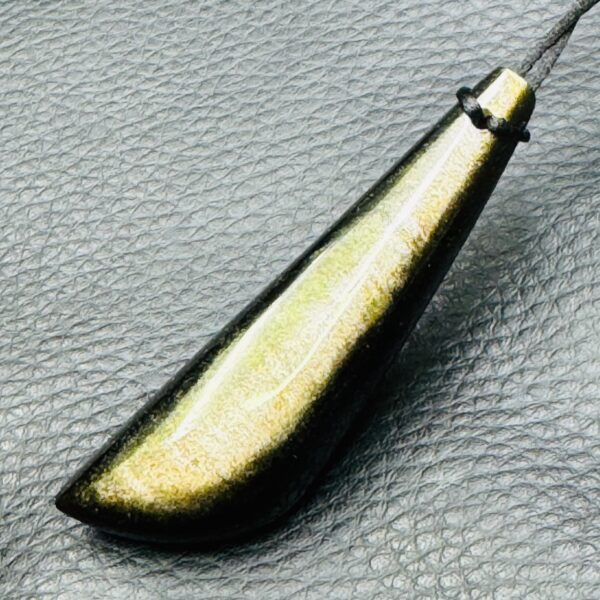 Pendentif en Obsidienne Dorée (réf od7) – Image 2