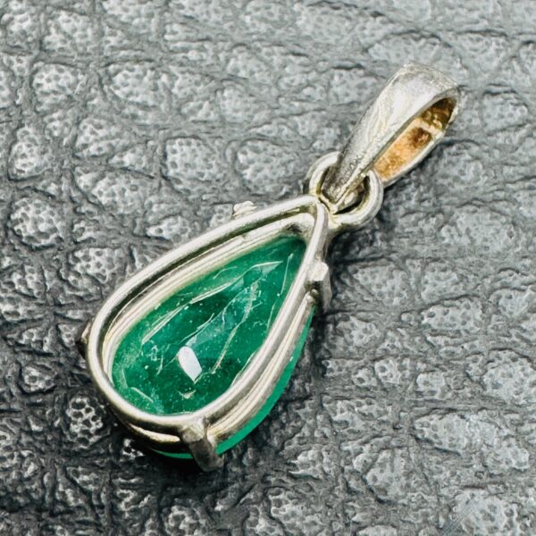 Pendentif en Émeraude "Qualité Gemme"du Brésil (réf pe6) – Image 4