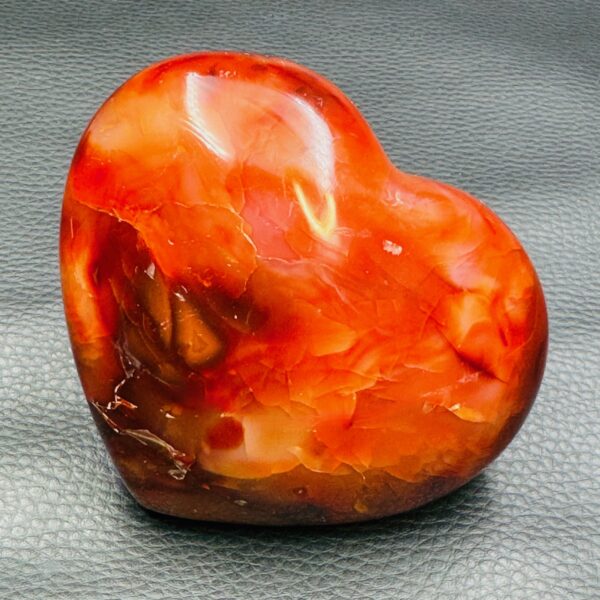 coeur en cornaline