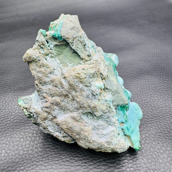 Chrysocolle sur gangue "Star Mine", Congo (réf chy11) – Image 4