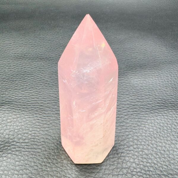 Prisme en Quartz Rose