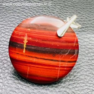Pendentif oeil de taureau d’Afrique du Sud “grand modèle” (réf pot10)