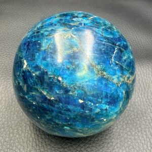sphere en apatite bleue