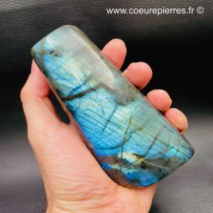 Bloc labradorite 0,668 kg forme libre toutes faces polies (réf blp49)