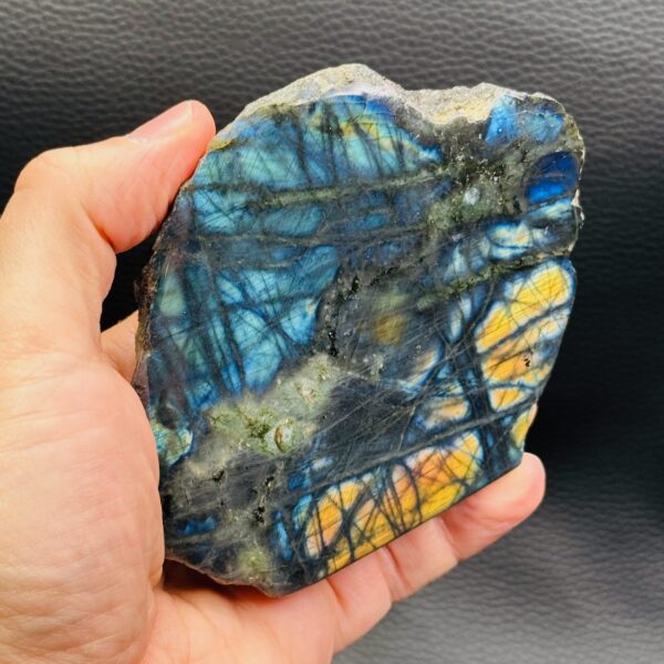 Labradorite une Face Polie (réf pbl33) – Image 5