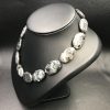 Collier en Larvikite de Norvège "perles ovales" (réf lar1) – Image 4