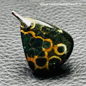 Pendentif jaspe orbiculaire (réf pjo6)