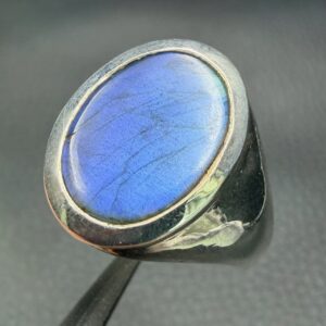 Chevalière en Labradorite