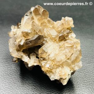 Druse de quartz fumé du Brésil (réf pqf16)