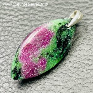 Pendentif en rubis zoïzite de Tanzanie (réf rz3)