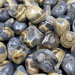Sphalerite (blende) en pierres roulées « taille moyenne »