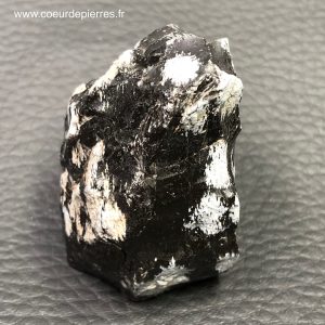 Obsidienne flocons de neige brute (réf ofn7)
