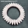 Bracelet en Quartz Rose "Perles Soucoupes" – Image 3