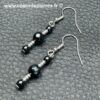 Boucles d’oreilles en hématite (réf boh1) – Image 2