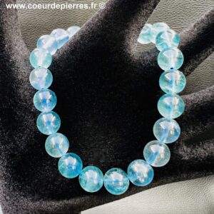 Bracelet en fluorite bleue de Chine « perles 8mm »