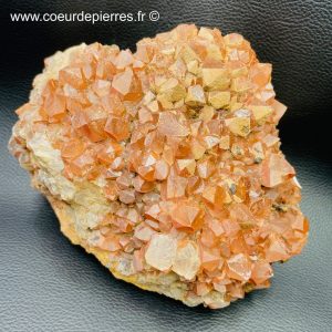 Druse de quartz hematoïde de 2,151 Kg du Puy de Dôme, France (réf dqh7)