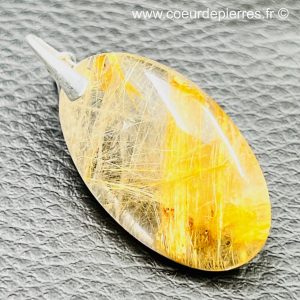 Pendentif quartz rutile du Brésil (réf qr1)