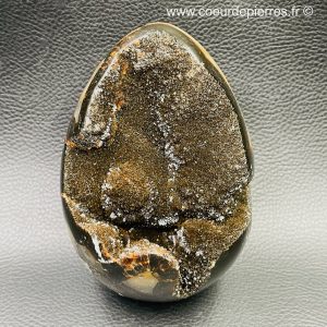 Oeuf en septaria sauvage de Madagascar 1,029 kg (réf oss12)
