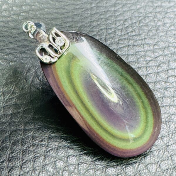 Pendentif Obsidienne Oeil Céleste « suprême » Mexique (réf ooc44) – Image 3