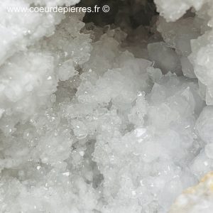 Géode cristal de roche du Maroc de 0,727kg (réf gcr12)