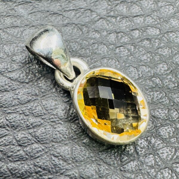 Pendentif citrine de Madagascar (réf ci8) – Image 2