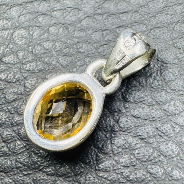 Pendentif citrine de Madagascar (réf ci8) – Image 4