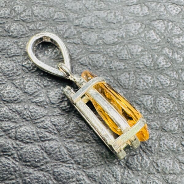 Pendentif en Topaze Impériale du Brésil (réf top15) – Image 3