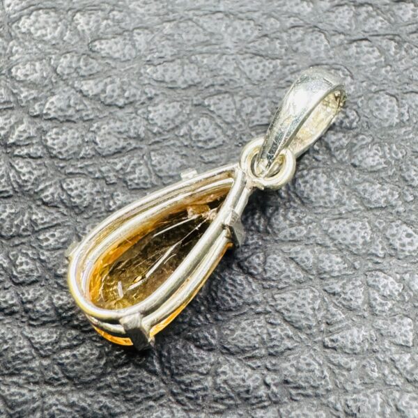 Pendentif en Topaze Impériale du Brésil (réf top15) – Image 4