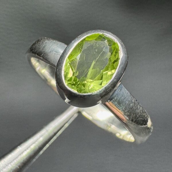 Bague en Péridot "Taille 59" (réf bp4) – Image 2