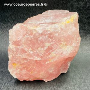 Bloc brut de quartz rose de Madagascar 1,559 kg (réf prb9)