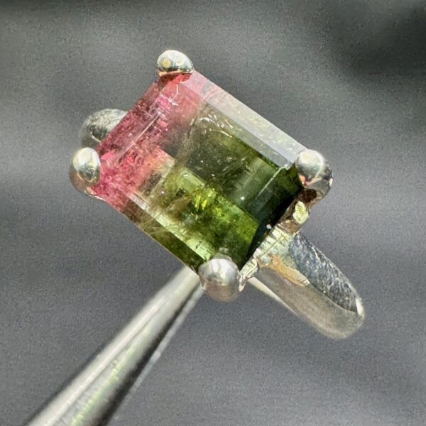 Bague Tourmaline Melon d'Eau "Taille 56" (réf bat23) – Image 3