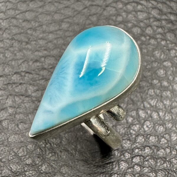 Bague en Larimar de République Dominicaine (réf blar17) – Image 5