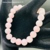 Bracelet Quartz Rose Dépolie "perles 8mm" – Image 2