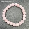 Bracelet Quartz Rose Dépolie "perles 8mm" – Image 5