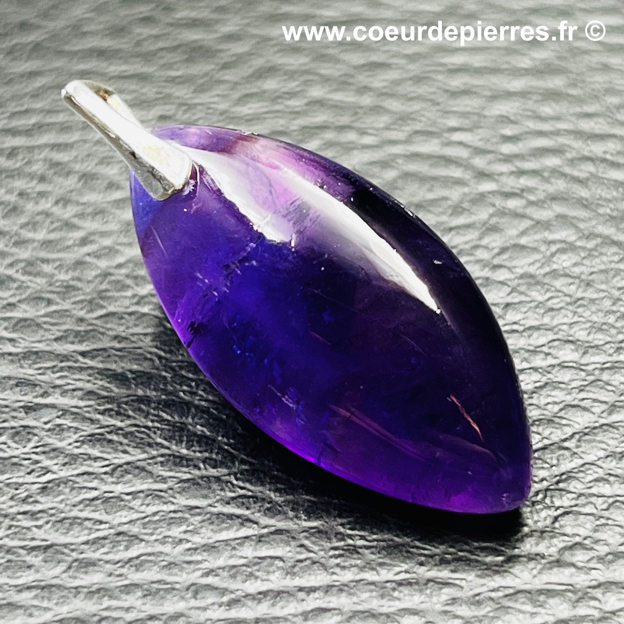 Pendentif améthyste d’Uruguay (réf pa38)