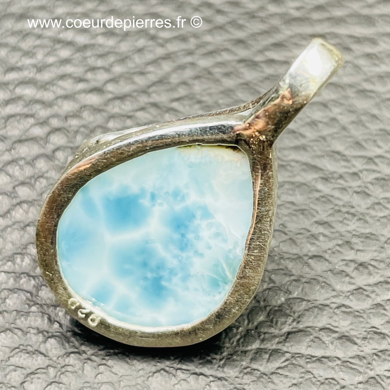République dominicaine Larimar Argent Sterling 925 Bijoux Arbre de Vie Pendentif