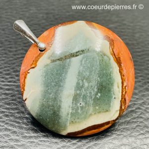 Pendentif jaspe polychrome “grand modèle” (réf j2)