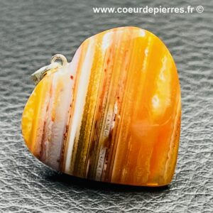 Pendentif en cornaline de Madagascar (réf co6)