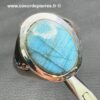 Chevalière en Labradorite (réf bla29) – Image 2