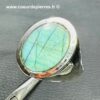 Chevalière en Labradorite