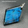Pendentif en Labradorite Bleu Lagon